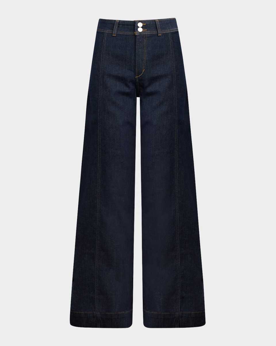 The Seamed Denim Trousers